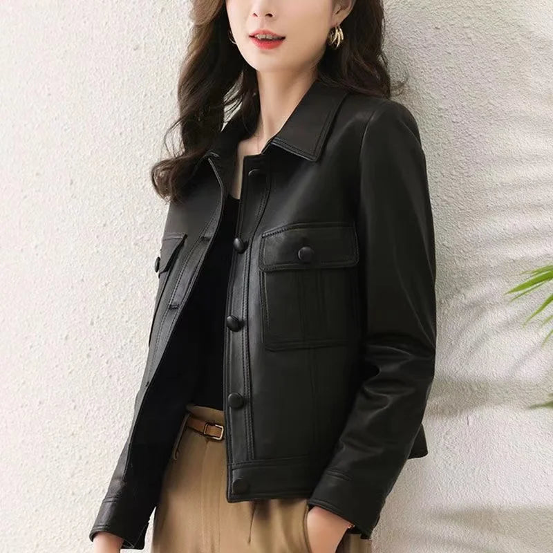 "Leather Locomotive" Goddess Jacket