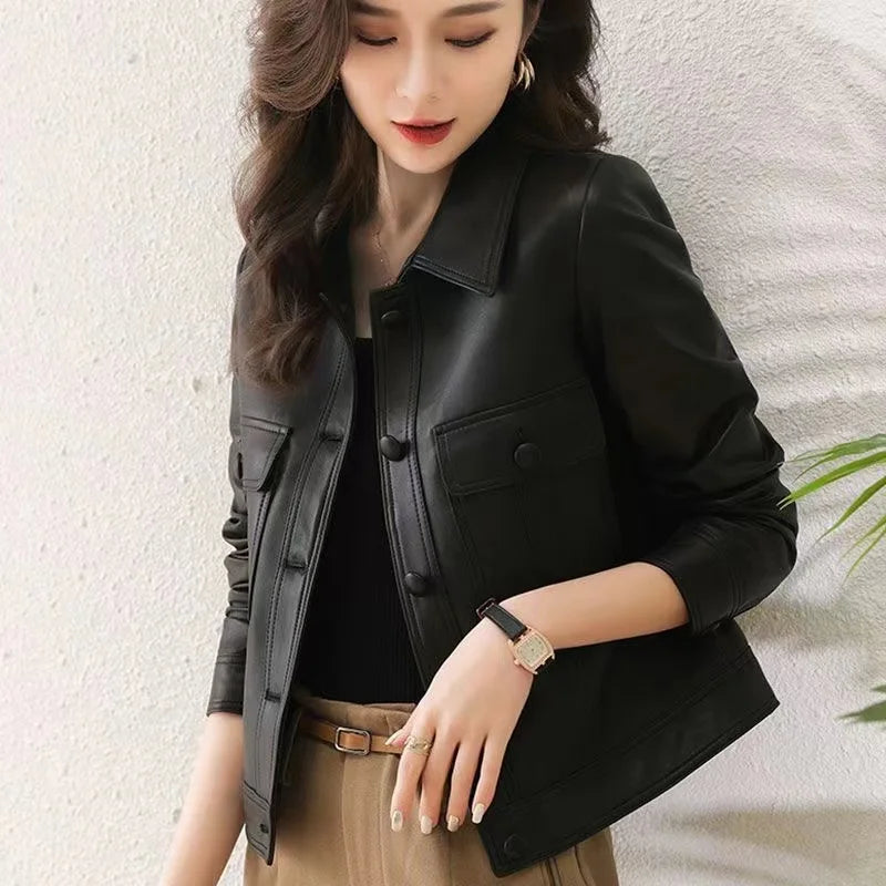 "Leather Locomotive" Goddess Jacket