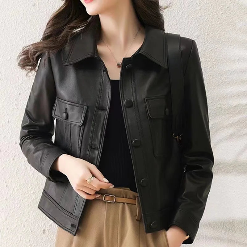 "Leather Locomotive" Goddess Jacket