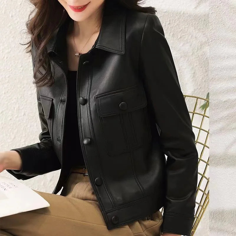 "Leather Locomotive" Goddess Jacket