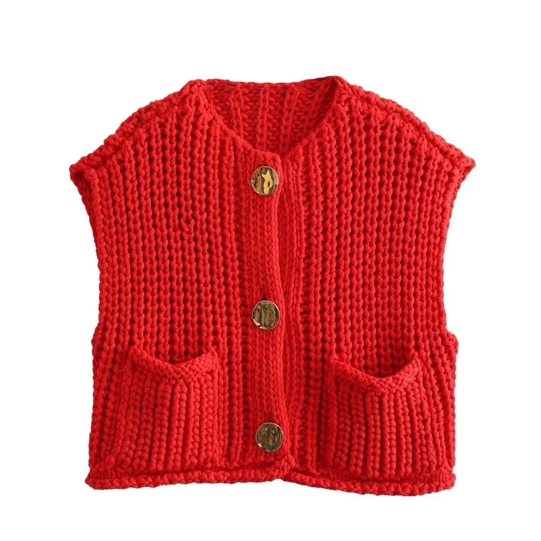 "Casual FSHN" Knitted Vest