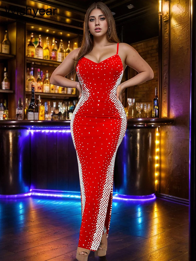 "Wishyear Women's Crystal" Party Dress