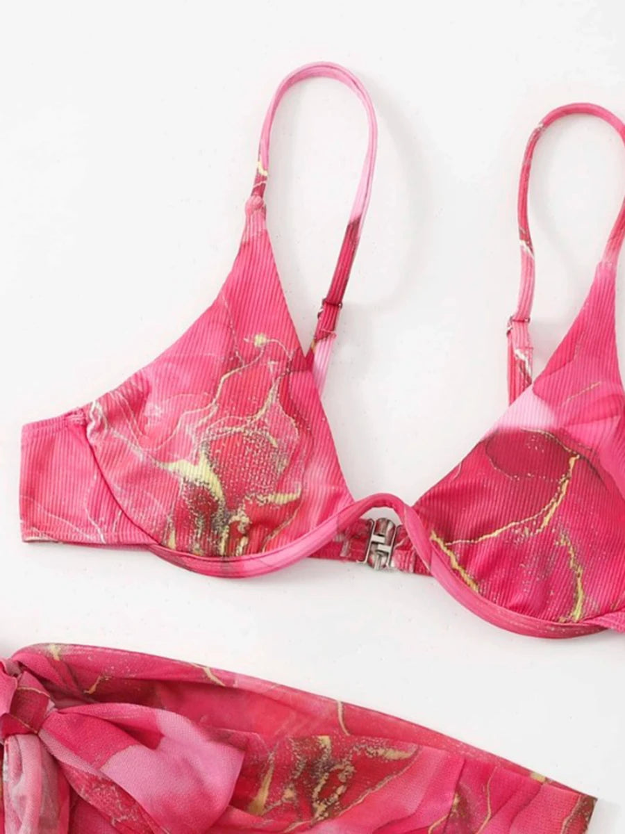 "3pc Push Up" Bikini Set