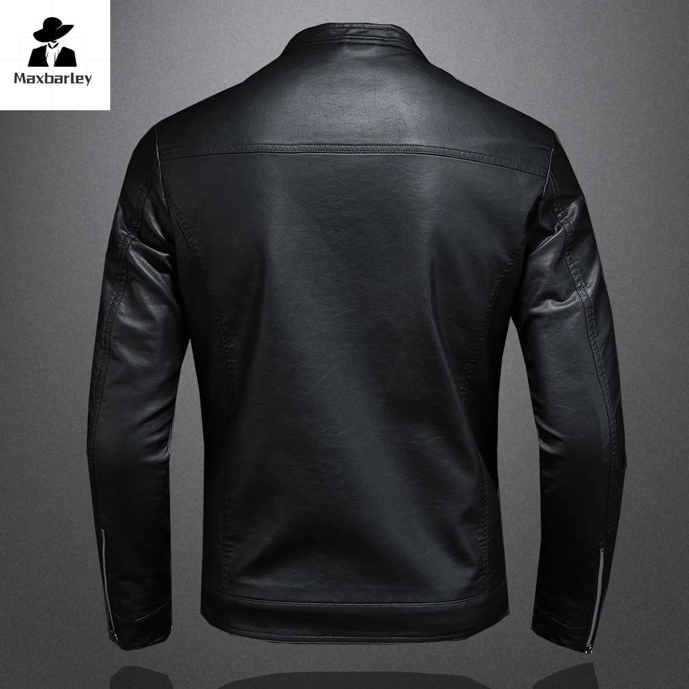 "Motorcycle Slim" Leather Jacket