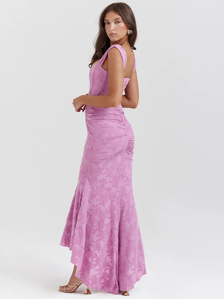 "Off-Shoulder" Evening Party Dress