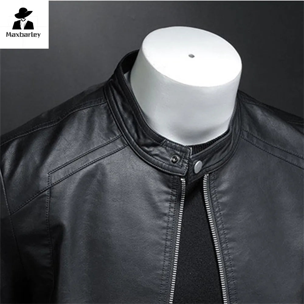 "Motorcycle Slim" Leather Jacket