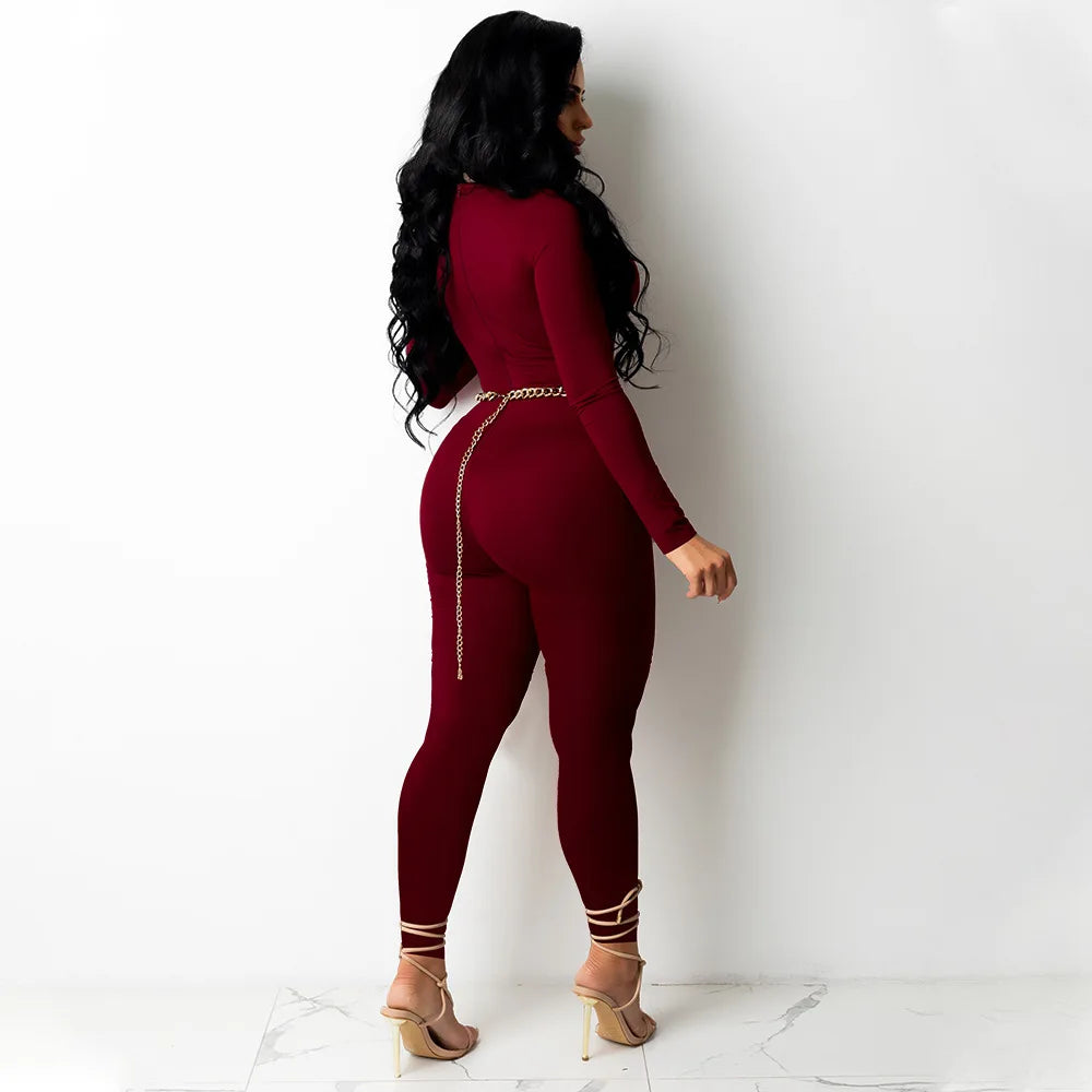 "Sexy Women's" Cross Strap Jumpsuit