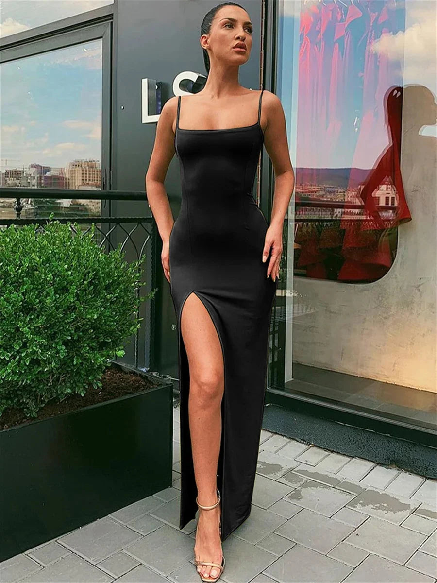 "Stacy Solid Sheath" Bodydress