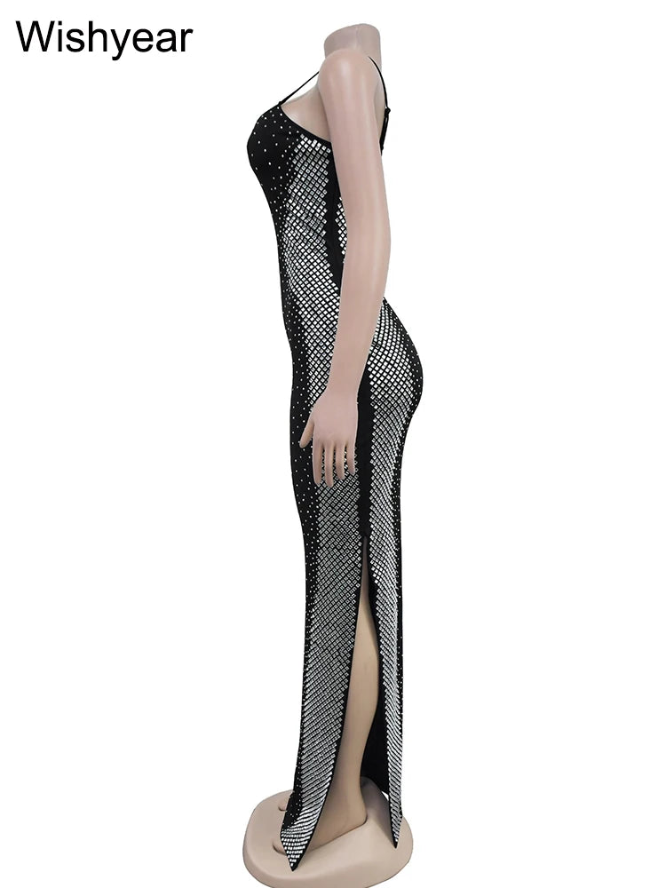 "Wishyear Women's Crystal" Party Dress