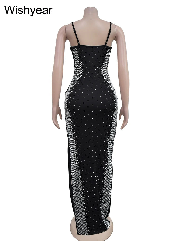 "Wishyear Women's Crystal" Party Dress